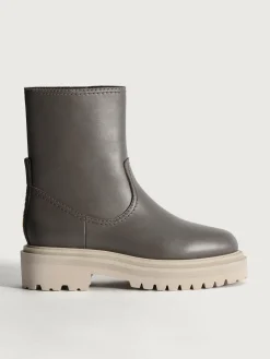BOTA PIEL OFFICE GRIS