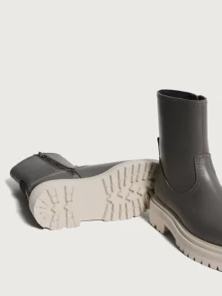 BOTA PIEL OFFICE GRIS