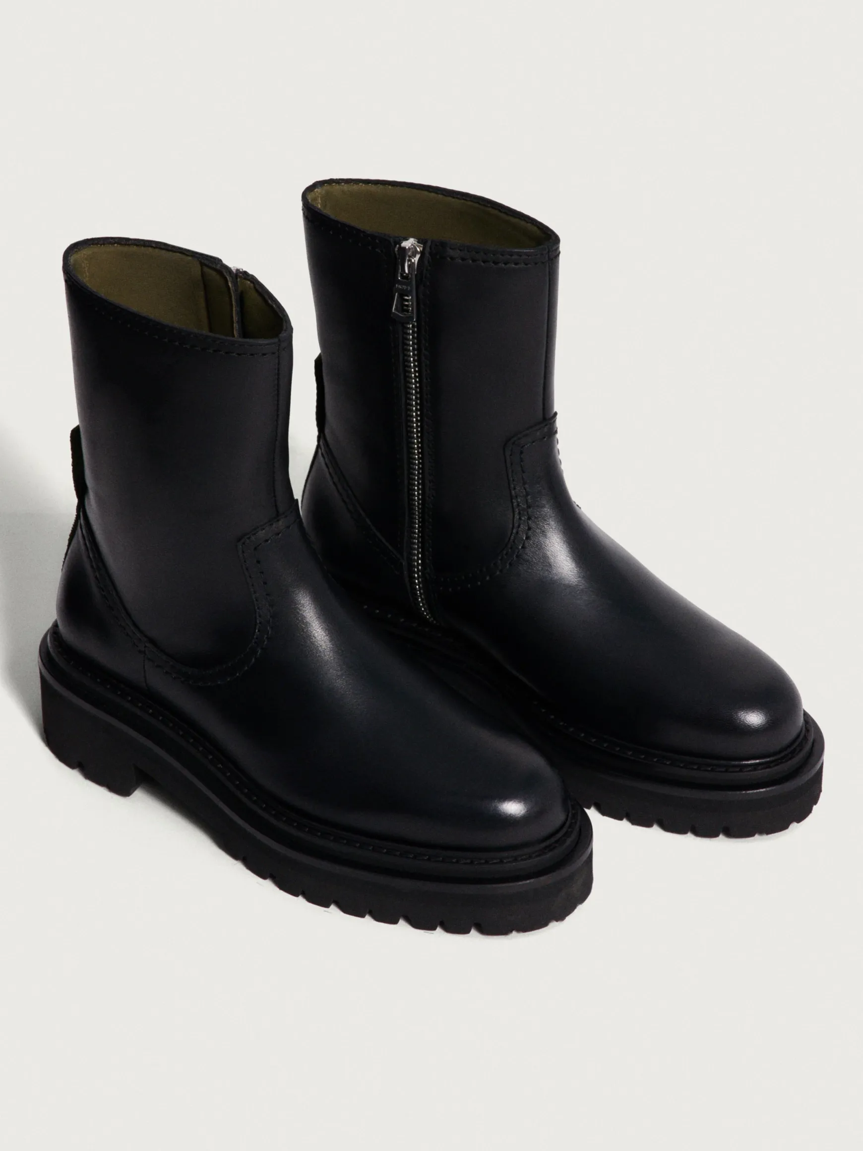 BOTA PIEL OFFICE NEGRO