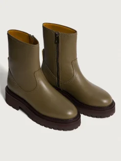 BOTA PIEL OFFICE VERDE