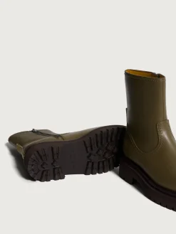 BOTA PIEL OFFICE VERDE