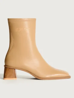 BOTÍN TACÓN DATE BEIGE