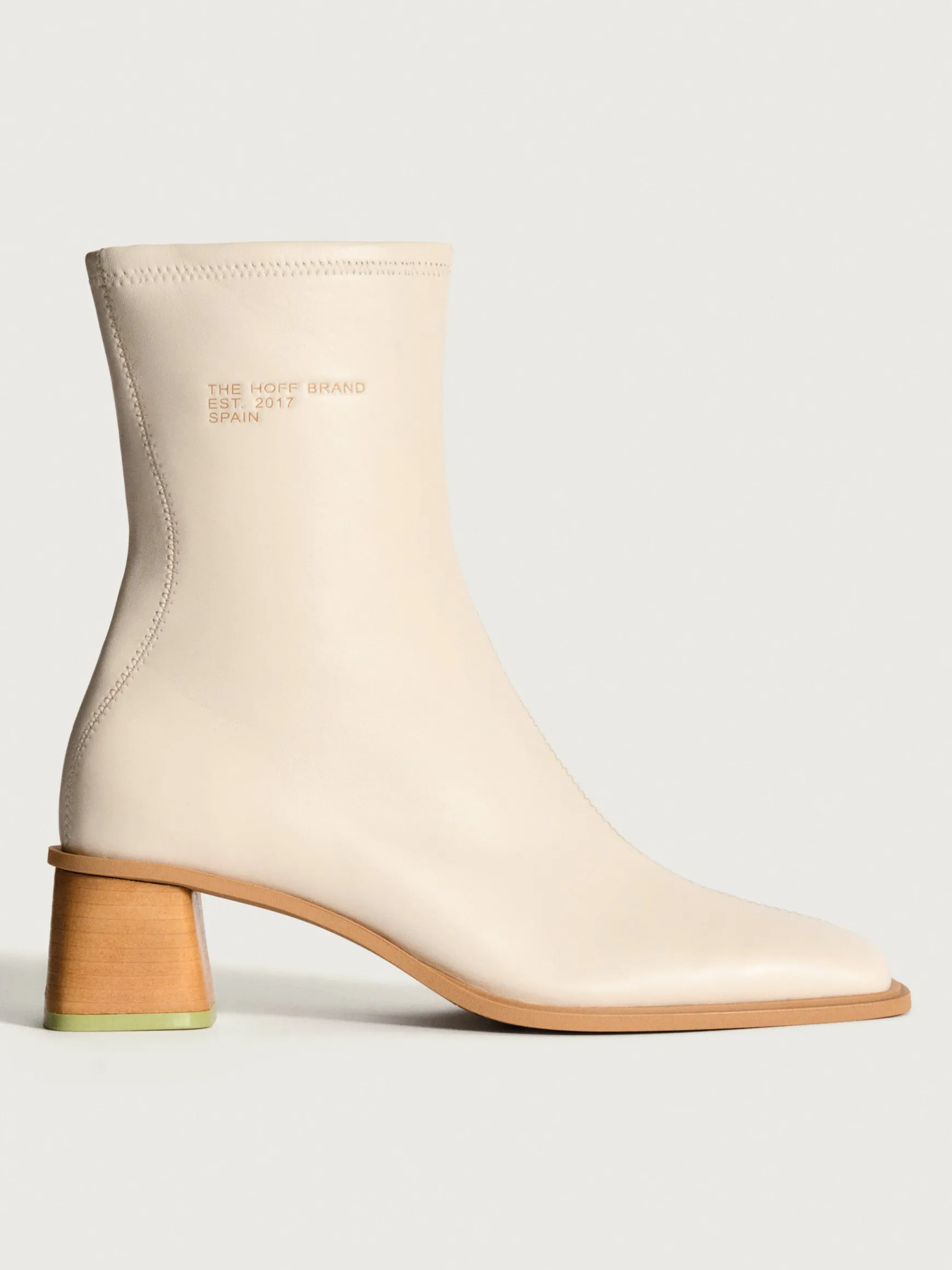 BOTÍN TACÓN DATE OFF WHITE