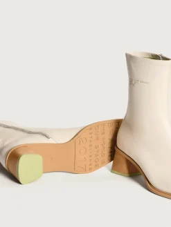 BOTÍN TACÓN DATE OFF WHITE