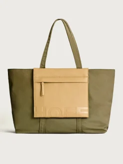 SHOPPER NYLON DAILY CAQUI